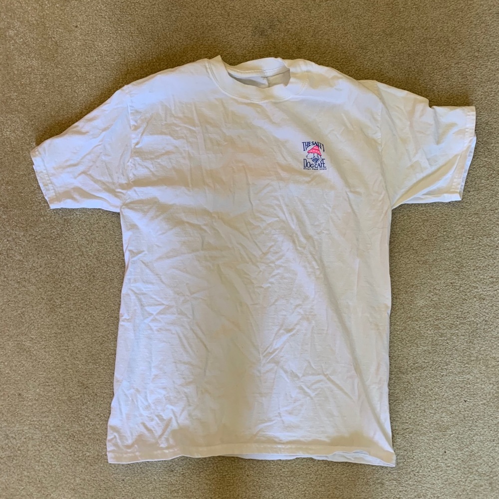 White Salty Dog t shirt